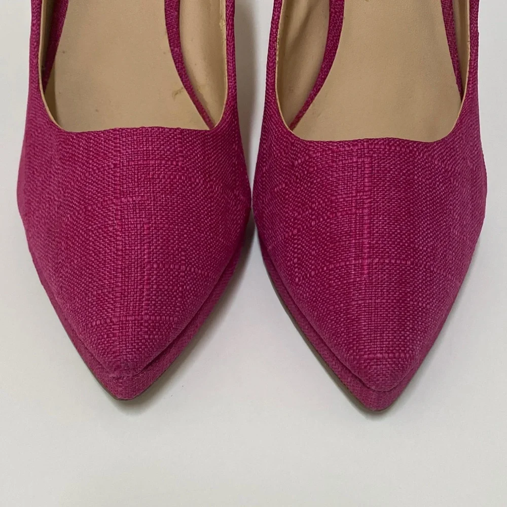 Charles by Charles David Hot pink Dopamine fabric Stiletto size 11M